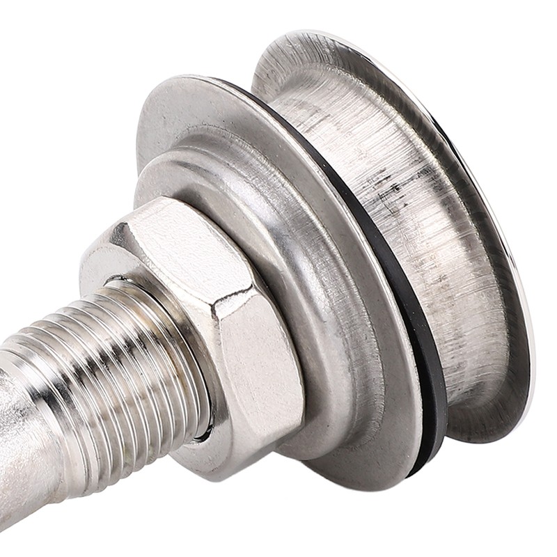 316 Stainless Steel Straight Thru Hull Valve Fitting 16mm Vent
