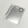 Large Stainless Steel Makeup Mixing Palette & Spatula Set Large 2ea
