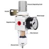 NANPU 1/4" NPT Compressed Air Filter Regulator Combo Piggyback, 5