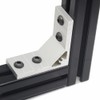 Iverntech 4pcs Corner Bracket for Standard 8mm Slot 4040 Series
