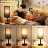 Black Touch Bedroom Lamp with USB - 3 Way Dimmable