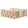 Boston International Arch Design Lunch Napkin Holder Caddy, Gold Leaf