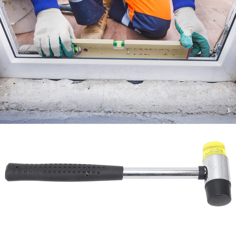 Martillo de Goma, Montado con Alambre Práctico Mango con Cabeza