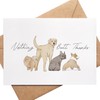 Dog Thank You Card, Funny Thank You Card, Nothing Butt