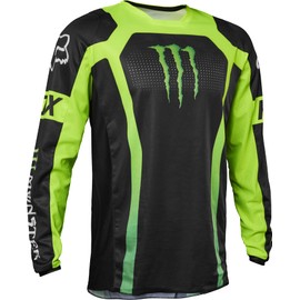 Fox Racing Men's 180 Monster Motocross Jersey, Black, X-Large