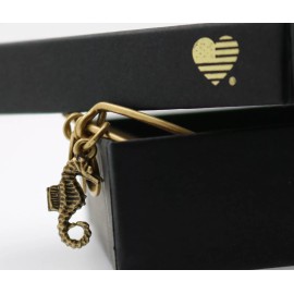 ALEX AND ANI SALE NEW ALEX AND ANI SEAHORSE BANGLE BANGLE RAFAELIAN GOLD w/ tag, box, & card