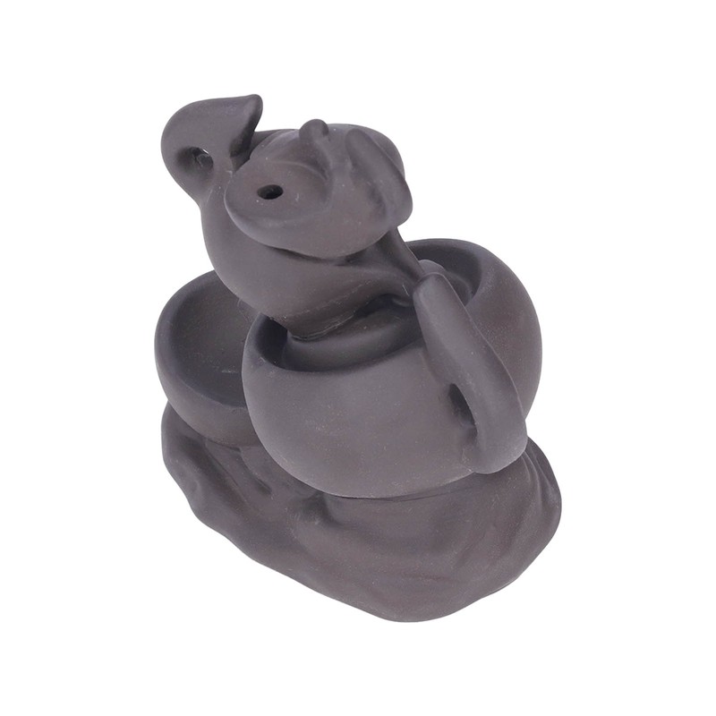 Insence Waterwall Antique Purple Sand Auspicious Cloud Teapot Backflow Sandalwood