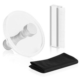 3-in-1 Vinyl Record Cleaning Kit Waterproof Lable Protector/Brush/Cloth for LP