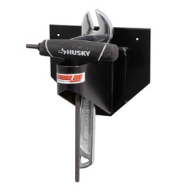 Extreme Max 5001.6641 Universal Wall-Mount Aluminum T-Handle Tool Holder for Enclosed Race Trailer, Shop, Garage, Storage - Black