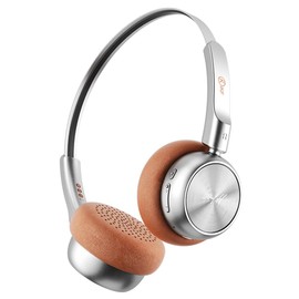 iKF R1 Wireless Bluetooth Headphones, Retro Classic Lightweight Headset, Builti-in Mic, 60H Playback, Dual Device Connectivity, Low Latency, App Customization,Throwback 80s 90s,OOTD, Brown