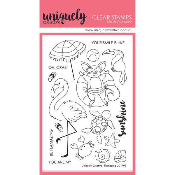 UNIQUELY CREATIVE Clear Stamps FLAMAZING, One Size