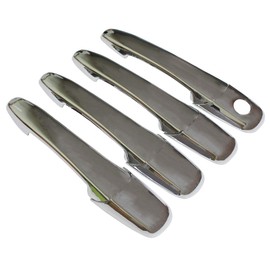 NewYall Set of 4 Chrome Front Rear Left Right Side Exterior Door Handle Covers for Ford Flex 2009-2016