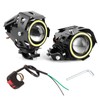 2PCS 12V 30W 3000lm U7 LED Angel Eyes Spotlight White