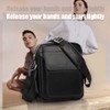 Leathario Crossbody Bag For Men Vegan Leather Shoulder Messenger Purse