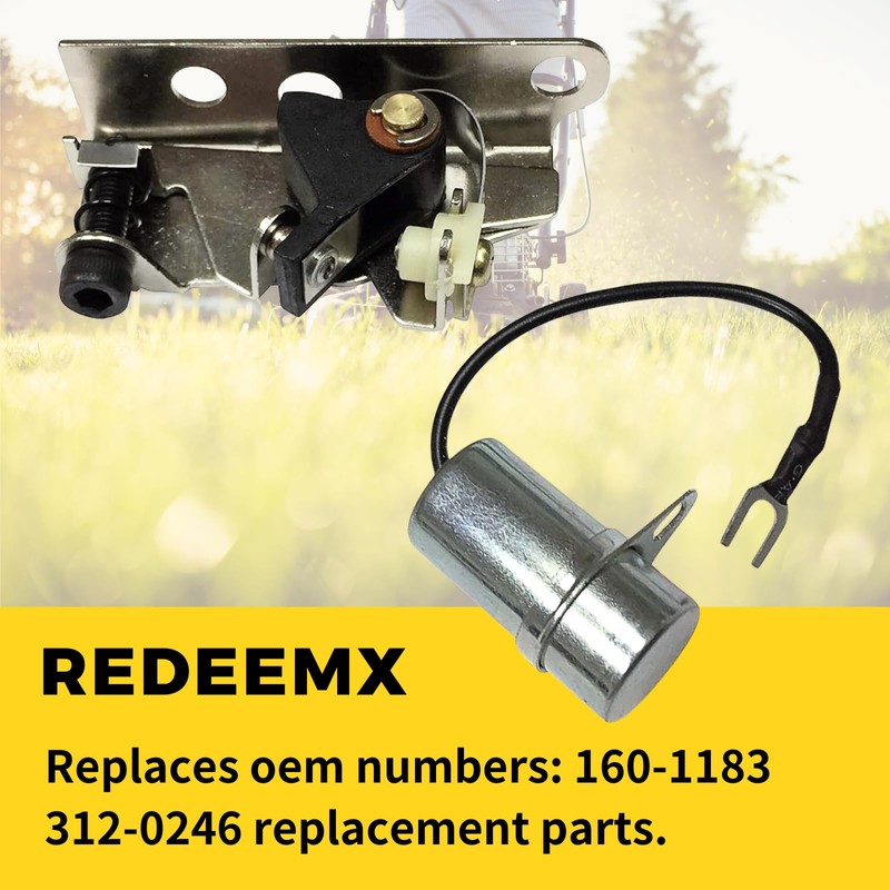 REDEEMX 160-1183 Point and Condenser Ignition Kit for Onan Cummins
