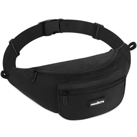 Bum Bag High Volume up to 4L with Rainproof Cover Waist Pack for Daily Commute Dog Walking Water Sports Running Belt Money Belt Travel Waist Pack Fanny Pack Sports Hiking Bumbags for Ladies & Men