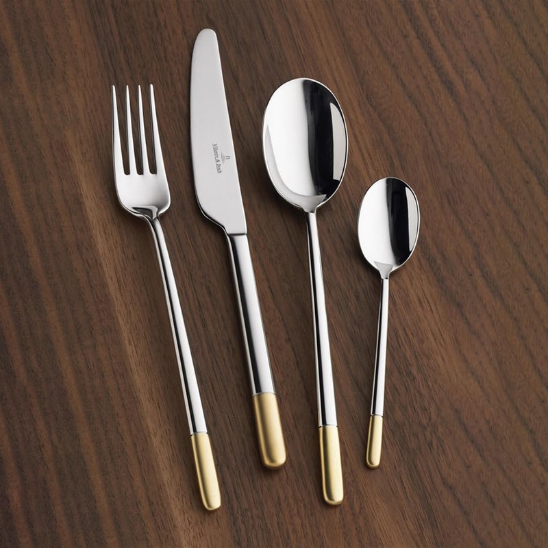 Villeroy & Boch Ella teilvergoldet Dessert-/ Vorspeisenlöffel 186mm