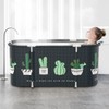 Portable Foldable Bathtub,Foldable Soaking Bathtub for Adults, Freestanding Bathtubs, Hot