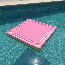 Custom Luxury Modern EVA Waterproof Foldable Mahjong Table with Floating Tray for Pool Card and Poker Games Cross-border SalesSize: 80*80*5cm (31.5*31.5*1.97inch), Color: Red water table