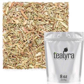 Tealyra - Pure Lemongrass - Loose Leaf Herbal Tea - Wellness Healthy Herb Tea - Caffeine-Free - Wild Grown - 224g (8-ounce)
