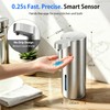 Touchless Automatic Liquid Soap Dispenser, Stainless Steel, Rechargeable