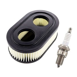MCHNIC Air Filter and Spark Plug for Briggs & Stratton Engines 550E 550EX Eco-Plus 575EX 625EX 625EXI 675EX 675EXI 675IS 725EX 725EXI Series Replaces Part Number 798452 798339 593260 09P702 424 7 543
