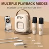 SIMGAL Mini Karaoke Machine for Adults and Kids, Portable Bluetooth
