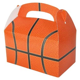 Novelty Treasures Basketball Treat Box Set of 12 Birthday Party Goody Bag Alternative