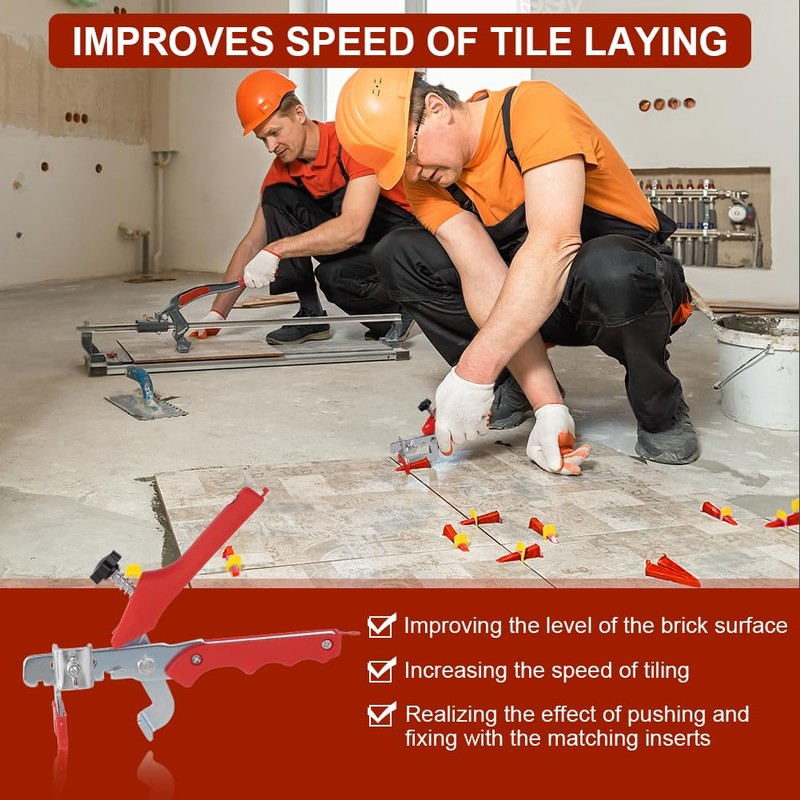 Flintronic Tile Leveling System, 1PC Tile Leveling Pliers, Resuable Tile