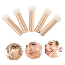 OATIPHO 5pcs Supple Sponge Concealer Brush for Eye Shadow Brush Loose Powder Foundation