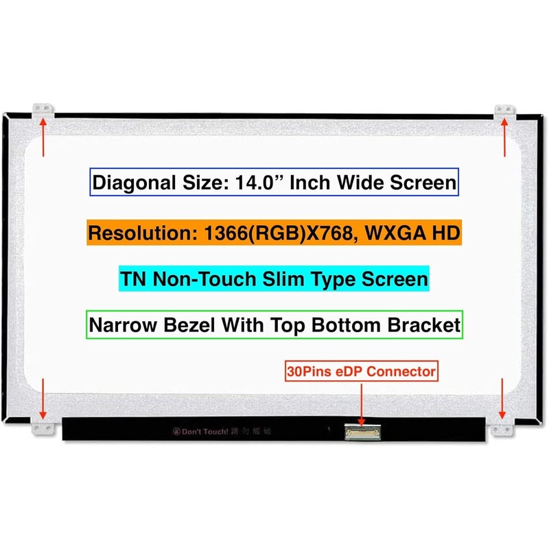 EM EMAJOR TECH New Screen Replacement for HP Probook 640