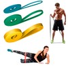 Set of 3 training bands, elastic resistance bands for fitness,