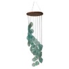 Chesapeake Bay 10619 Capiz Shell Turquoise Wind Chime 29.5 Inches