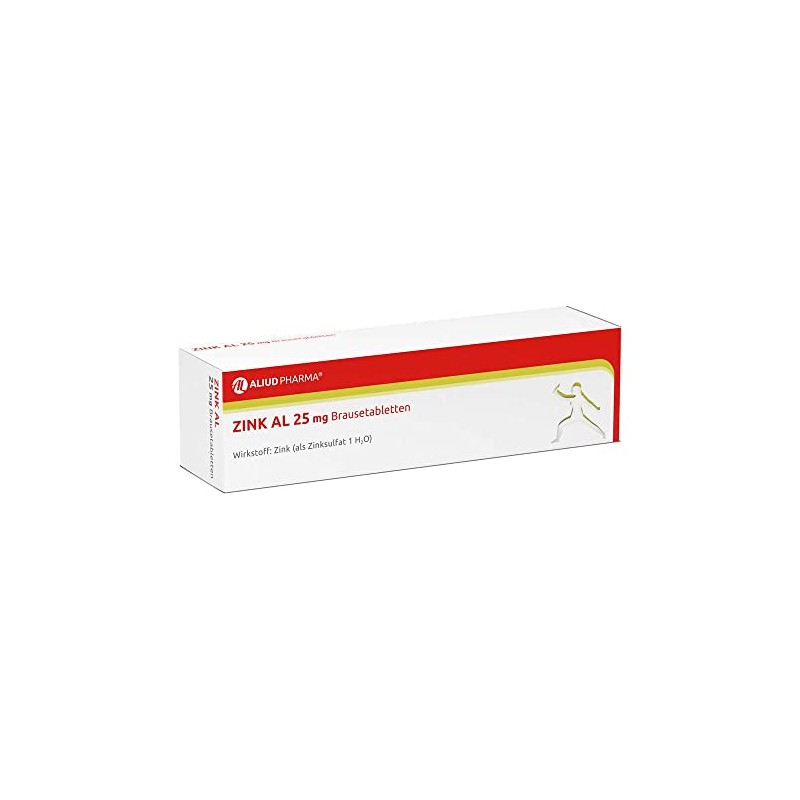 Zinc AL 25 mg Effervescent Tablets (Pack of 20)