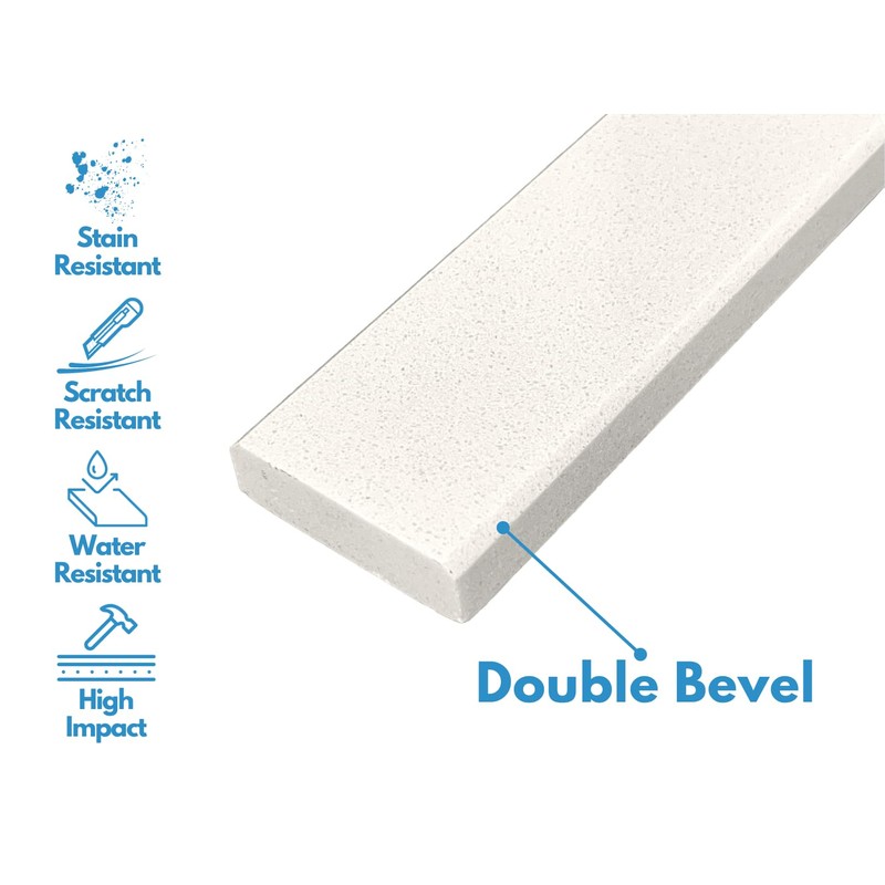 Threshold.Shop 2 x 36 inches | Double Beveled Engineered Marble