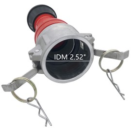 SpringSpray 2" NPSH Aluminum Camlock Fitting Coupling With Heavy-Duty Industrial Fire Hose Nozzle 2 inch Fire Equipment Constant Flow Fog Nozzle