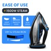 Xabitat Luxury Cordless Iron | 1500W Steam Iron | Anti