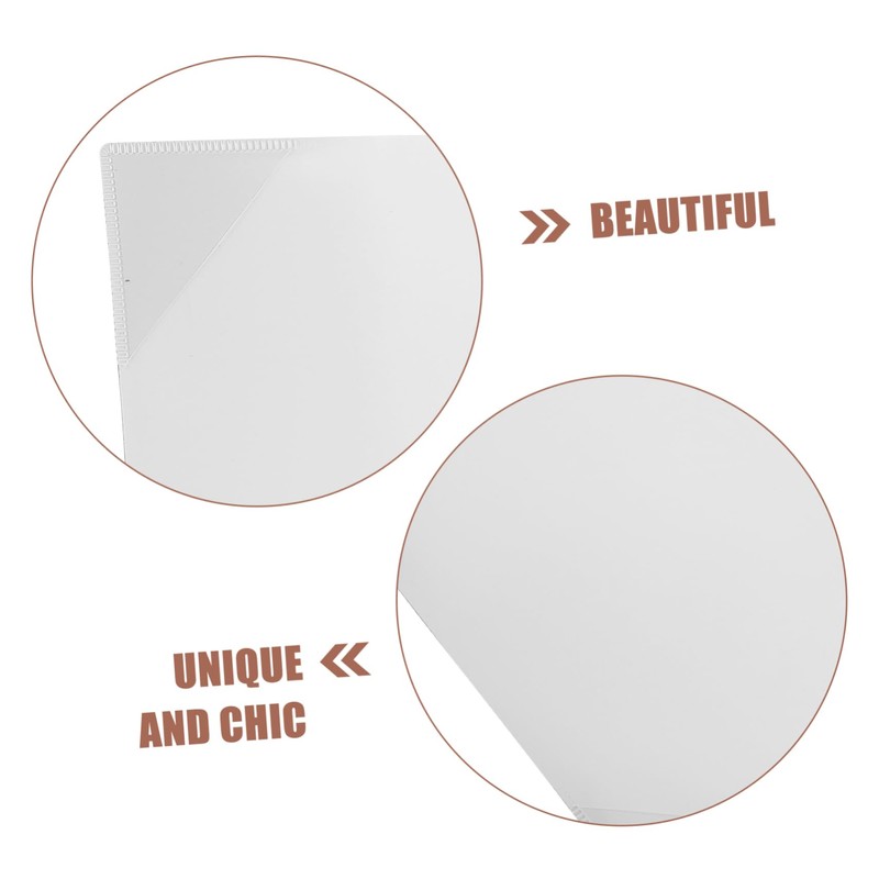 STOBOK Document Holder Magnetic Back Paper Storage Folder Chic File