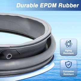 RUHUALIFE Washer Door Boot Seal, Washing Machine Door Bellow Gasket, Front Load Washer Door Boot Seal Compatible with Frigidaire Electrolux Washer,Replace#:5304505004, 5304505239, 5304516744