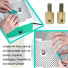 Jarshtime Glass Grinder Bits 4 PCS Diamond Stained Glass Grinding