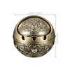 Creative Ashtray with Lid Portable Small Round Ash Tray for