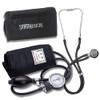 Santamedical Adult Deluxe Aneroid Sphygmomanometer with Stethoscope, Cuff and Carrying