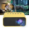 YT500 Mini Projector Portable Movie Projector with Audio and Video/USB/Memory