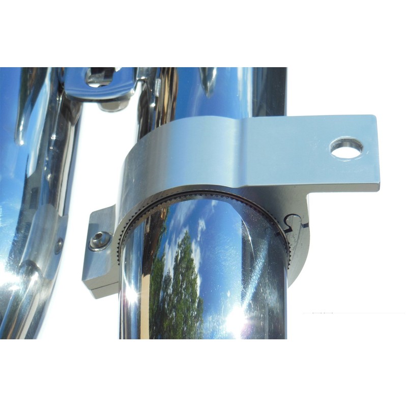 Hansen Styling Parts Universal Fitting Aluminium Pipe Clamp Diameter 75