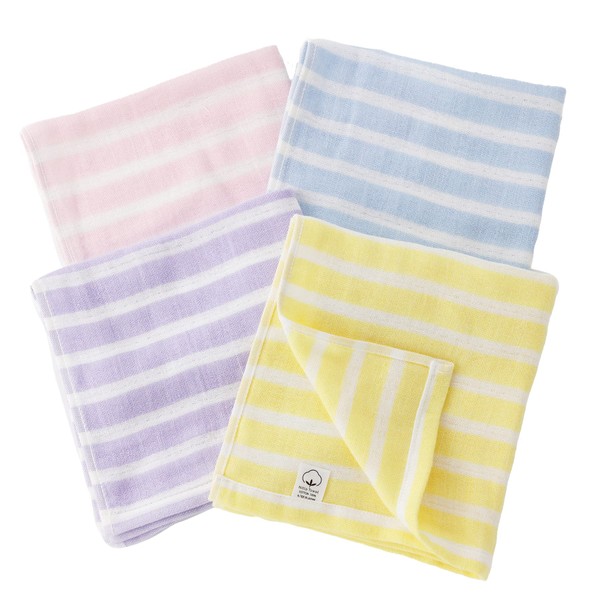 Muko Towel, Double Layered Gauze, Border, Hand Towel, Senshu Towel,