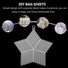 Ciieeo 10pcs Mesh Plastic Clear Plastic Canvas Blank Canvas Sheets
