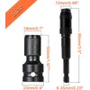 Bestgle Pivot Drill Bit Holder Tip(1/4 Inch Hex Shank, 20°
