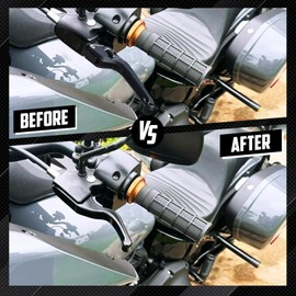 cooideamoto Brake Clutch Levers Hand Control Levers Kit Fit for Harley Softail Fat Boy Street Bob Breakout Low Rider Deluxe FLSB FLHC 2018-2024 (Black)