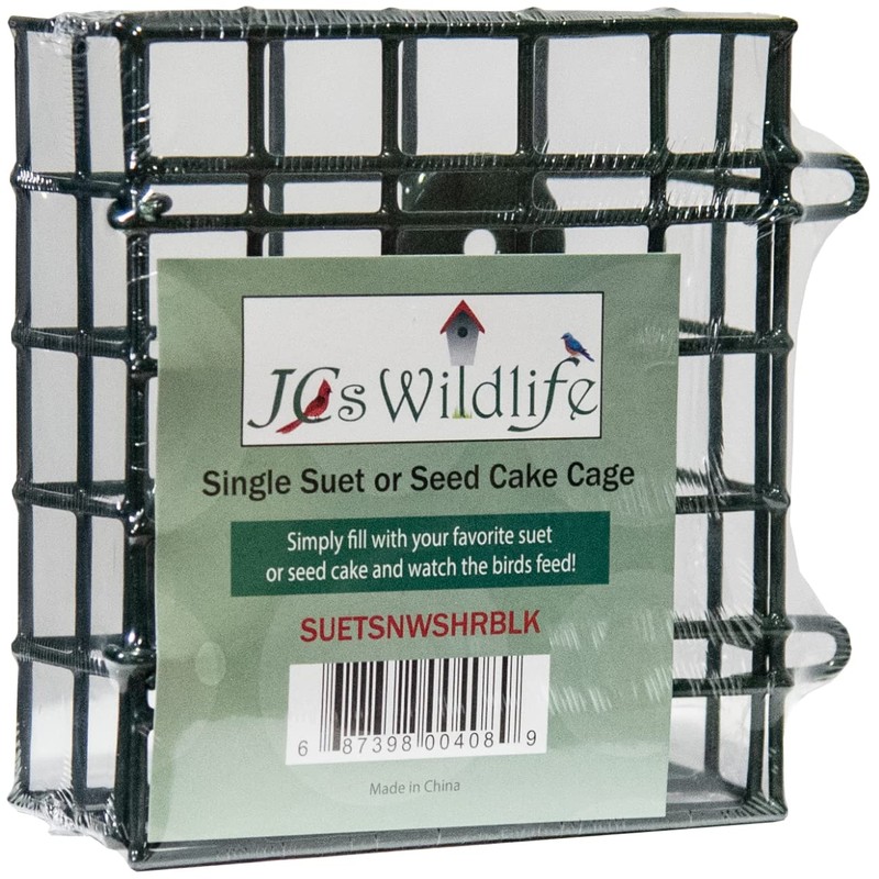 JCs Wildlife Single Suet Cage with Washers and Screws