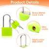8 Pack Suitcase Locks with Keys, Small Travel Luggage Suitcase